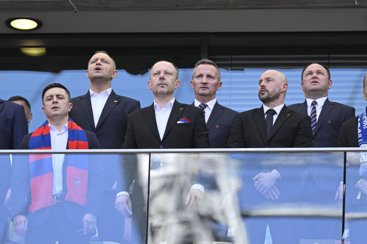 Puchar Polski pomiędzy Górnikiem Zabrze i Rakowem Częstochowa na PGE Narodowym w Warszawie
