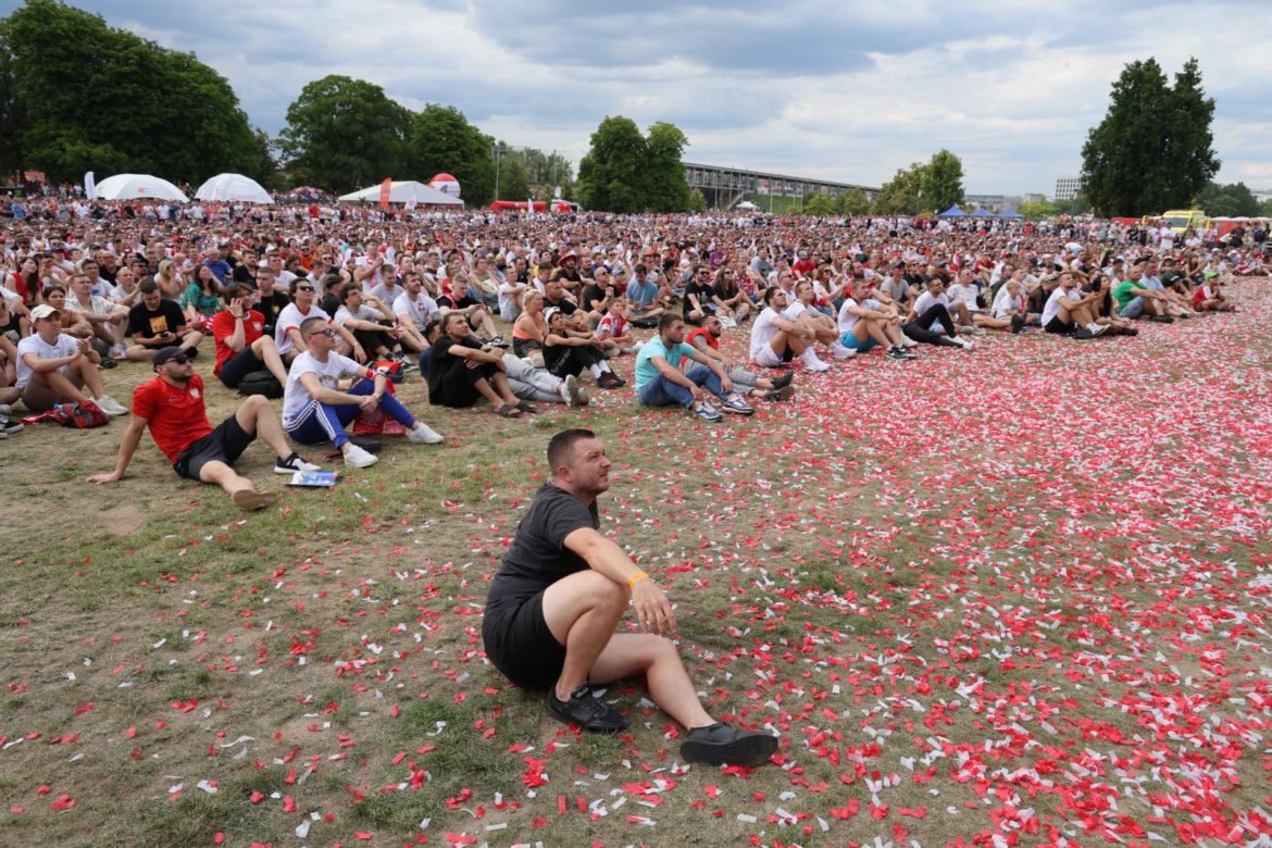 Warszawska Strefa Kibica na Euro 2024 - mecz Polska-Holandia
