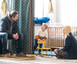 Pierwsza miłość, odcinek 4147. Emilka (Anna Ilczuk), psychol Mateusz (Lesław Żurek), Norbert