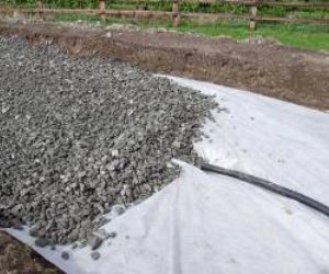 Geowłóknina DuPont™ Typar® na konnym torze wyścigowym