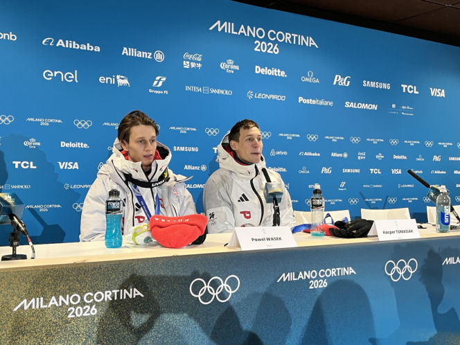 Kacper Tomasiak i Paweł Wąsek z medalami olimpijskimi