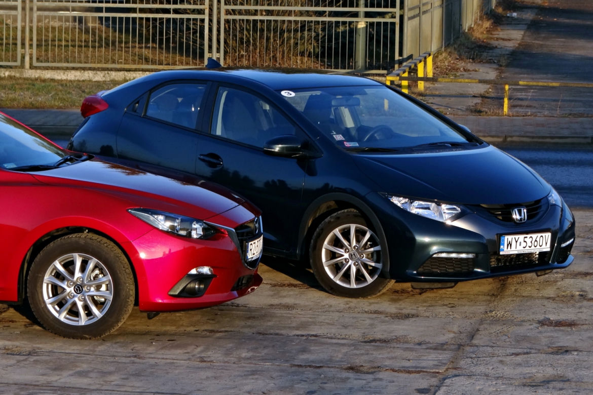 Honda Civic IX kontra nowa Mazda 3