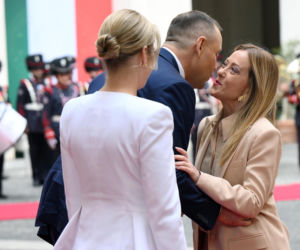 Marta Nawrocka we Włoszech