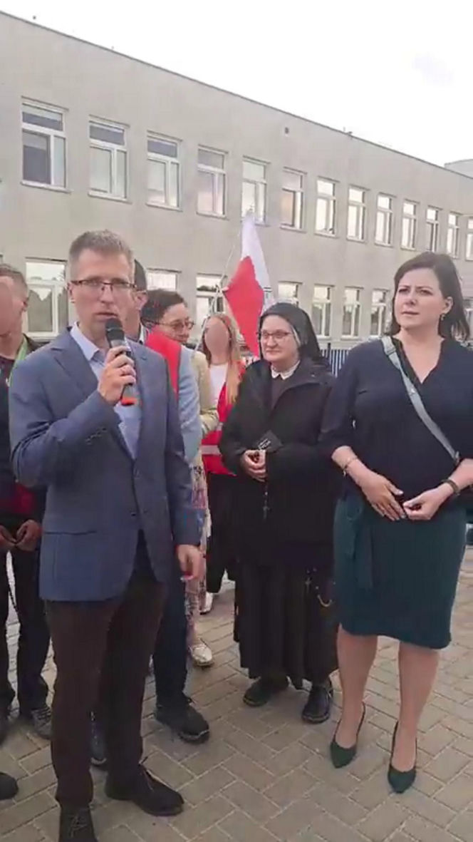 Różaniec przed szpitalem w Lublinie