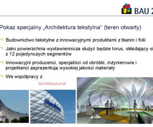Światowe Targi Architektury, Materiałów i Systemów Budowlanych w Monachium, czyli BAU 2011