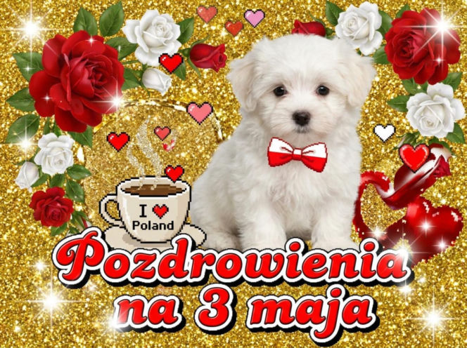 kartka na dzień dobry 3 maja
