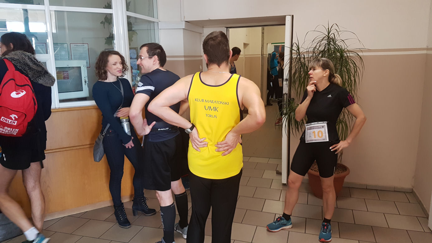 Bieg po schodach w Toruniu
