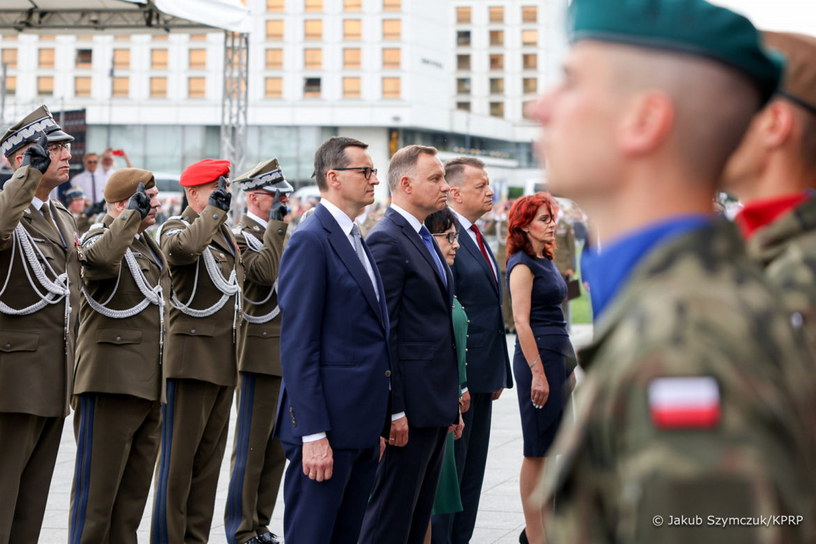 Prezydent Andrzej Duda podczas obchodów Święta Wojska Polskiego: Wydatki na armię służą temu, by nikt nas nie zaatakował!