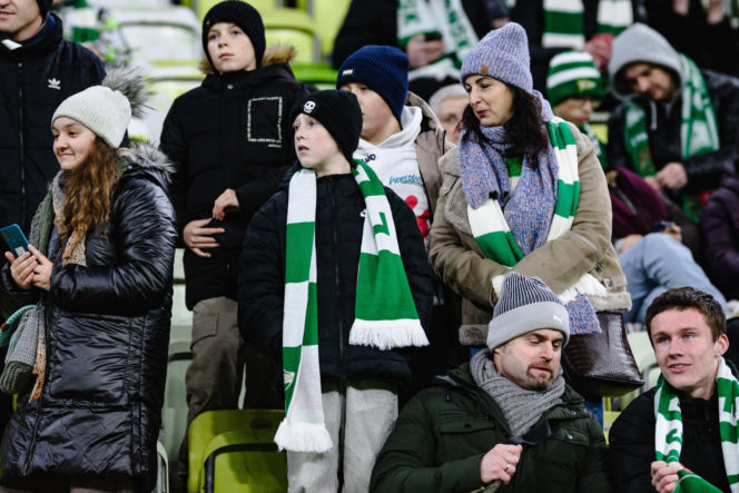Lechia Gdańsk - Górnik Zabrze, zdjęcia kibiców i zawodników z meczu 18, kolejki PKO BP Ekstraklasy
