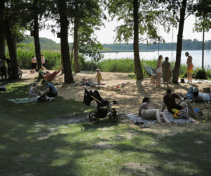 Plaża w Osiecznej lato