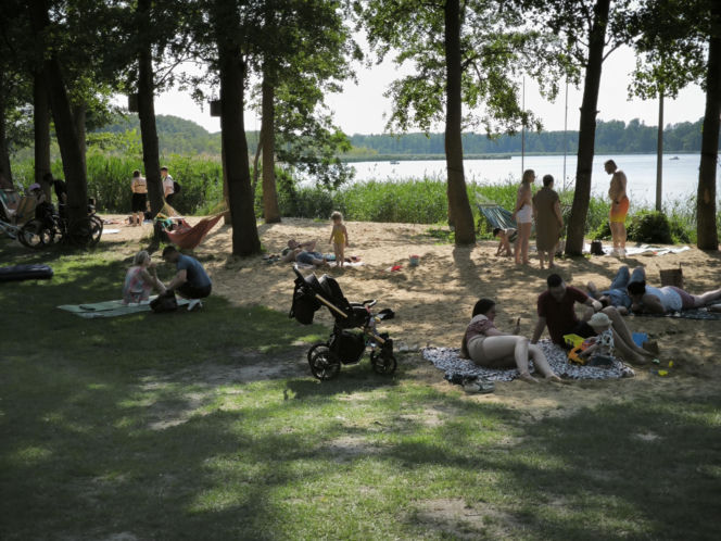 Plaża w Osiecznej lato