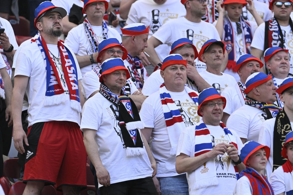 Kibice na finale Pucharu Polski: Górnik - Raków
