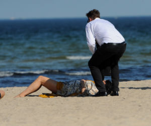 Kayah zadała szyku na plaży