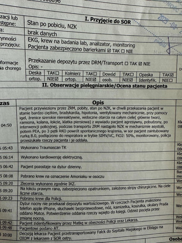 20-letni Oliwer zmarł po interwencji policji. Matka walczy o prawdę