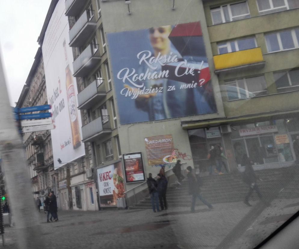 Wrocławianie wyznaja uczucia na billboardach
