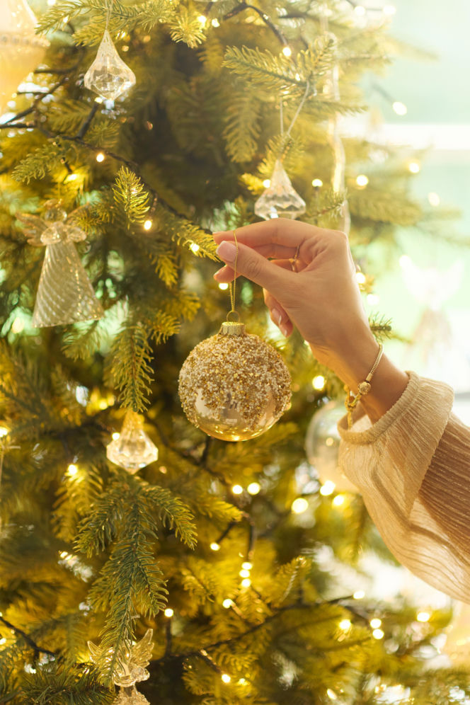 Choinka w stylu glamour