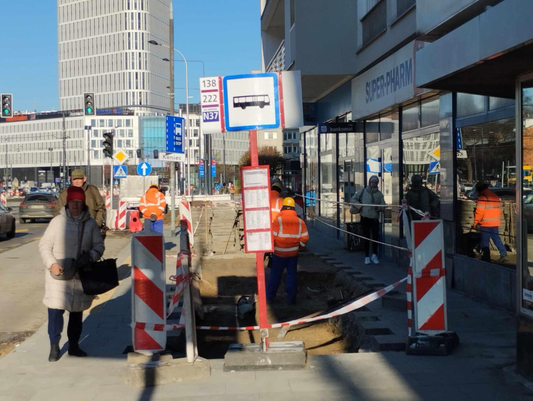 Przystanek na Puławskiej zniknął