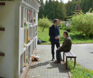 Kolejny film kręcony w Olsztynie. Za plan posłużyły kolumbaria cmentarza przy ul. Poprzecznej [ZDJĘCIA]