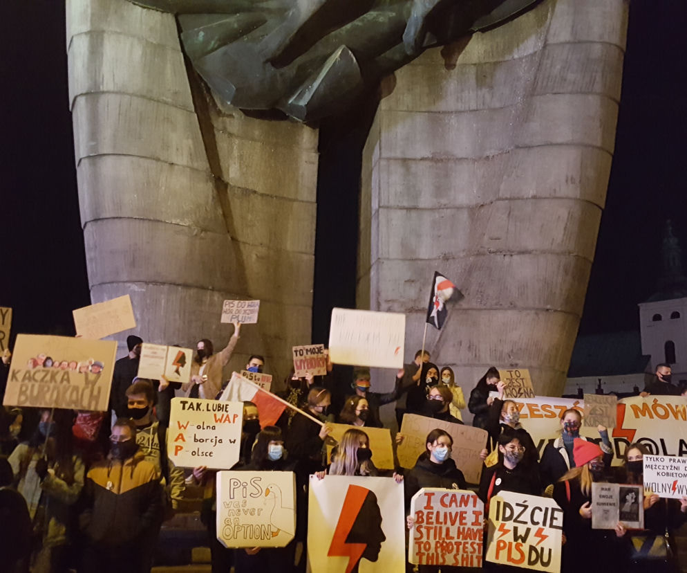 Protest kobiet w Rzeszowie 30 października