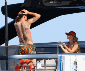Zlatan Ibrahimović z rodziną na jachcie