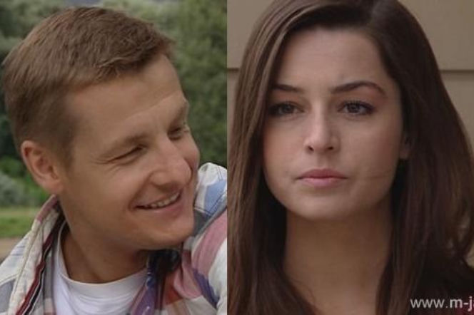 M jak MIŁOŚĆ odc. 952. Paweł Zduński (Rafał Mroczek), Joanna (Agnieszka Więdłocha)