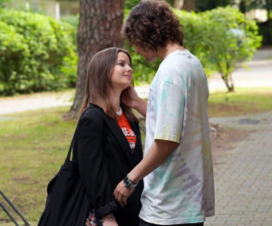 Barwy szczęścia, odc. 3287. Ewa (Gabriela Ziembicka), Romeo (Jacek Tyszkiewicz)