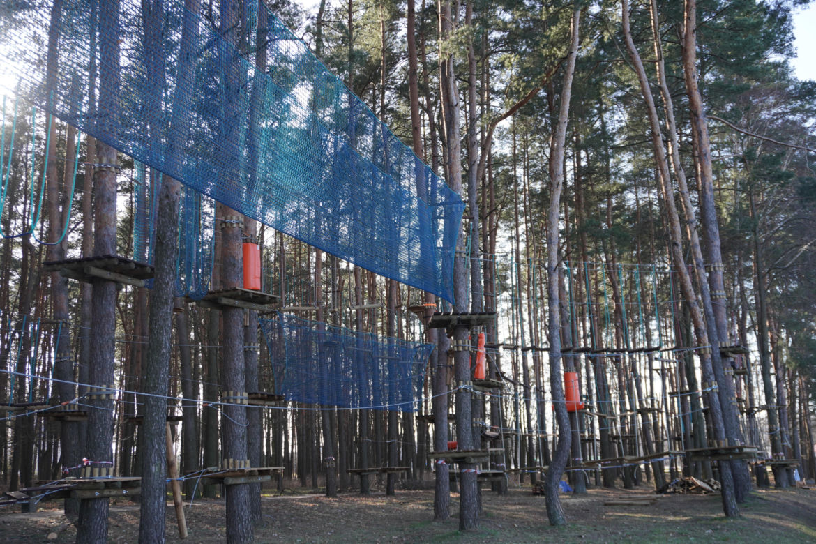 Powstaje park linowy w Białymstoku! To nowa inwestycja na plaży Dojlidy