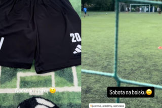 Syn Filipa Chajzera zamiast być na ślubie ojca, grał w piłkę