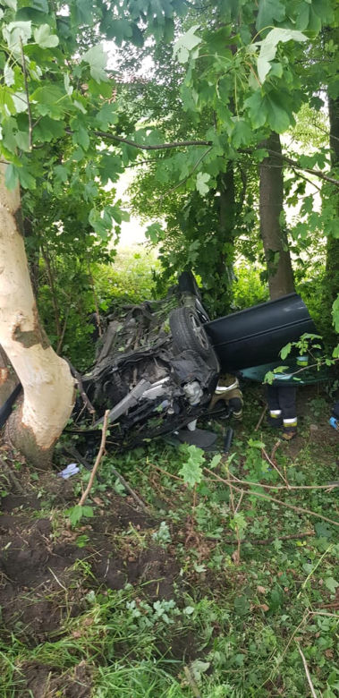 Wypadek w  Boniowicach. 21-latek i 12-latek zostali ciężko ranni