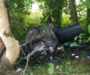 Wypadek w  Boniowicach. 21-latek i 12-latek zostali ciężko ranni