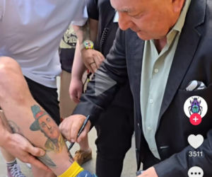 Fan zrobił sobie tatuaż z Robertem Makłowiczem. Krytyk kulinarny złożył na nim podpis!
