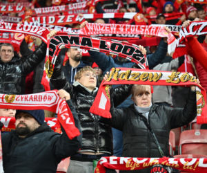 Widzew Łódź - Lech Poznań: Zdjęcia kibiców i zawodników z meczu 24. kolejki PKO BP Ekstraklasy