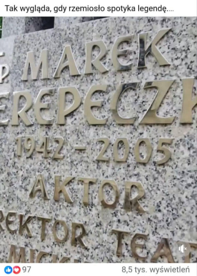 Marek Perepeczko - pomnik