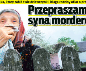 Przepraszam za syna mordercę