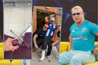 Skolim po wypadku od razu wrócił na scenę. Z nogą w gipsie zaprasza na kolejne koncerty!