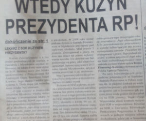 Lekarz, który sprawował dyżur w szpitalu w Zawierciu to... kuzyn Andrzeja Dudy? Sensacyjne doniesienia! [ZDJĘCIA]