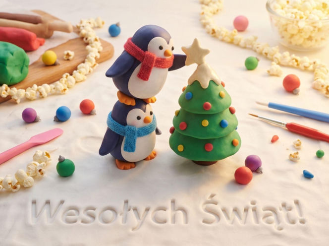 Kartki z życzeniami na Boże Narodzenie 2025 - darmowe wzory do pobrania