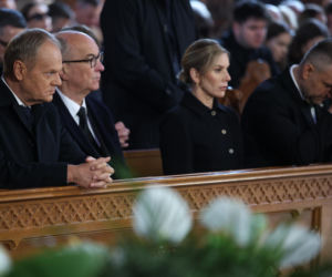 Ból, rozpacz, łzy. Poruszające sceny na pogrzebie Łukasza Litewki