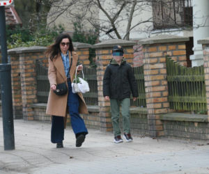 Marta Kaczyńska ze święconką