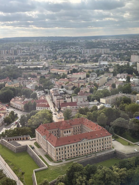 Byliśmy 40, piętrze najwyższego budynku mieszkalnego w Polsce. Widok jest niesamowity