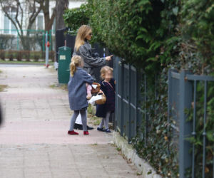 Kasia Tusk z córkami z koszyczkiem przyjechali do Donalda