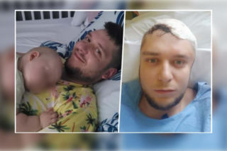 Ma 33 lata i dwie maleńkie córeczki. Szymon walczy z agresywnym rakiem mózgu