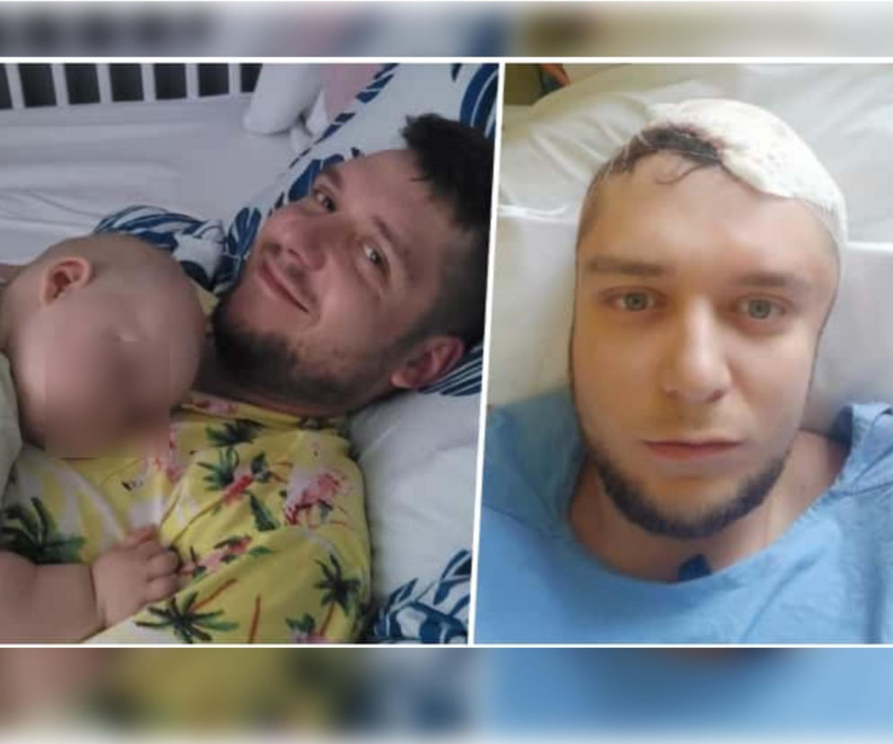 Ma 33 lata i dwie maleńkie córeczki. Szymon walczy z agresywnym rakiem mózgu