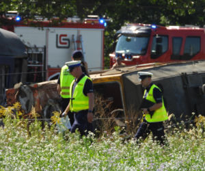 Wstrząsające zdjęcia z katastrofy kolejowej na Mazowszu