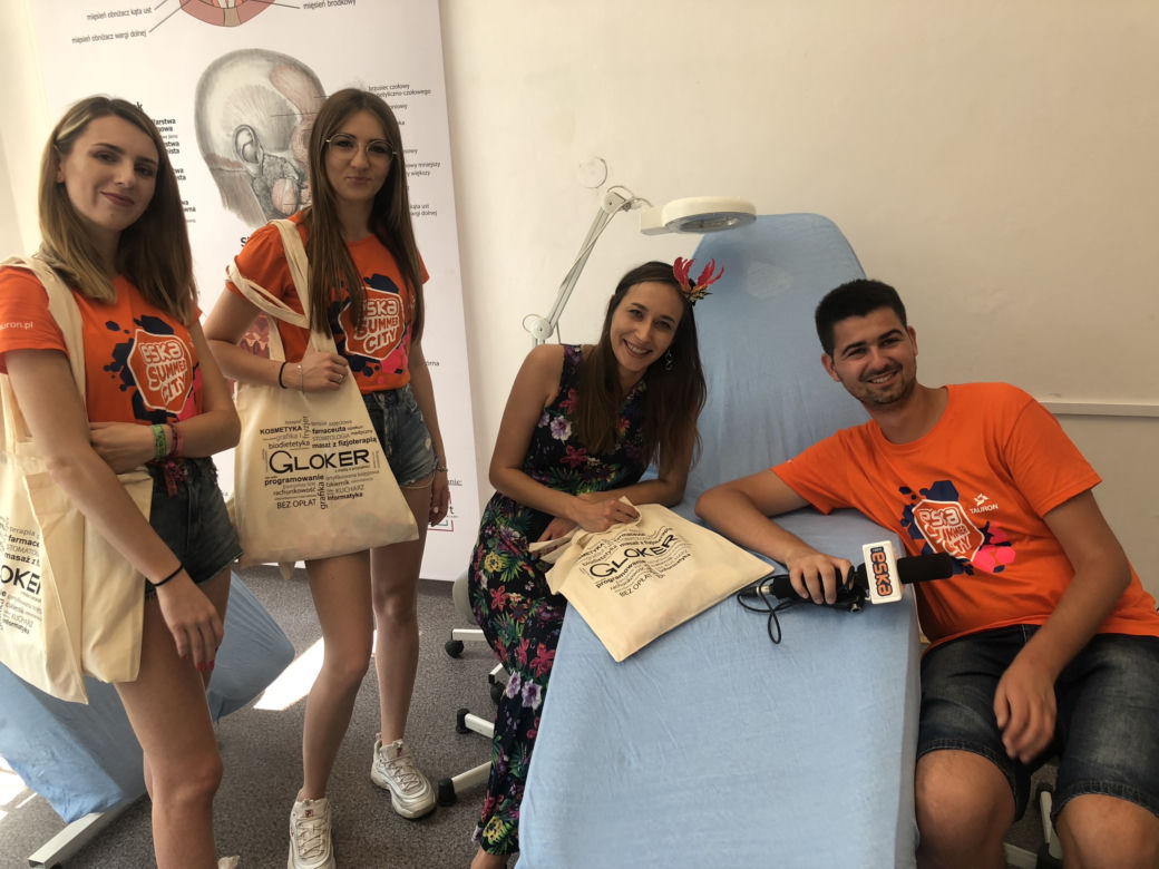 ESKA Summer City na dniu otwartym w szkole Gloker