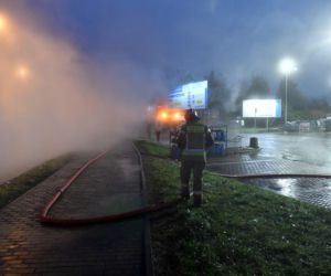 Awaria sieci ciepłowniczej na Gumieńcach