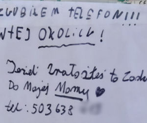 Dramat dziecka z Bielan. To ogłoszenie chwyta za serce