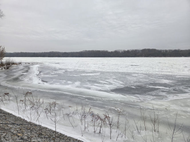Wisła stanęła pod lodem. Zimowy spektakl w Starym Fordonie zachwyca, ale i ostrzega