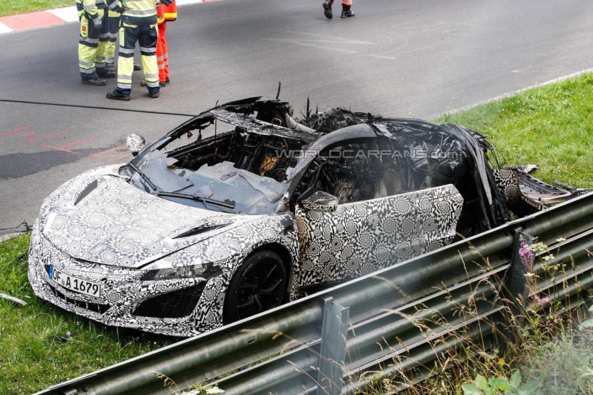 Nowa Honda NSX na torze Nurburgring