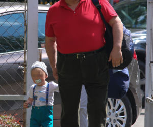Ryszard Kalisz odbiera dziecko
